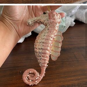 3 Christmas Seahorse ornaments
